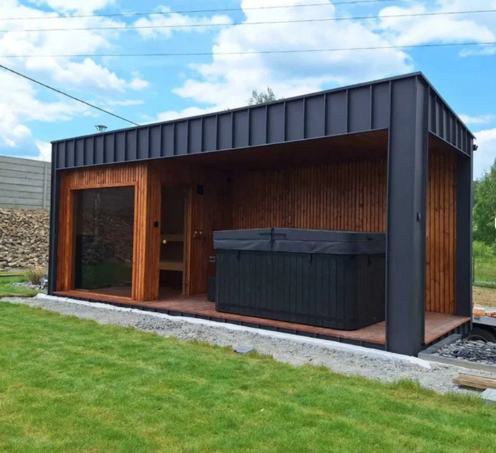 Финская сауна на 4 персоны из кедра и секвойи