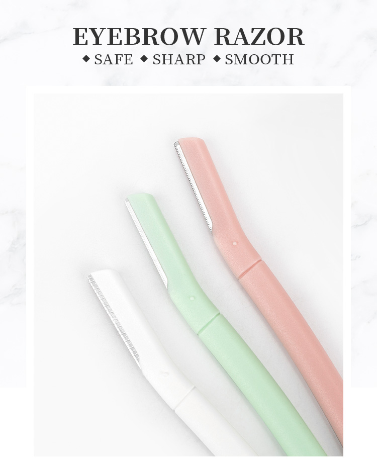 Premium Stainless Steel Face Razor for Smooth Hair Removal