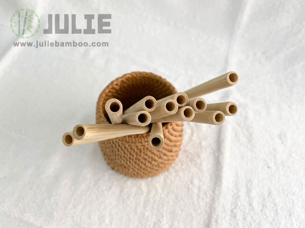 Food Grade Eco-Friendly Biodegradable Hygienic Disposable Natural Bamboo Straws for Drinking