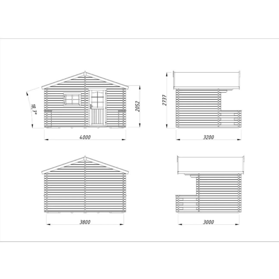 Easy Installation 4-6 People Wood Fired Sauna Cedar Wood Sauna