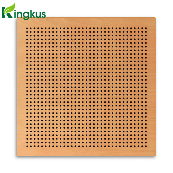 Eco-Friendly Fire-Resistant Wooden Timber Grooved Acoustic Panel