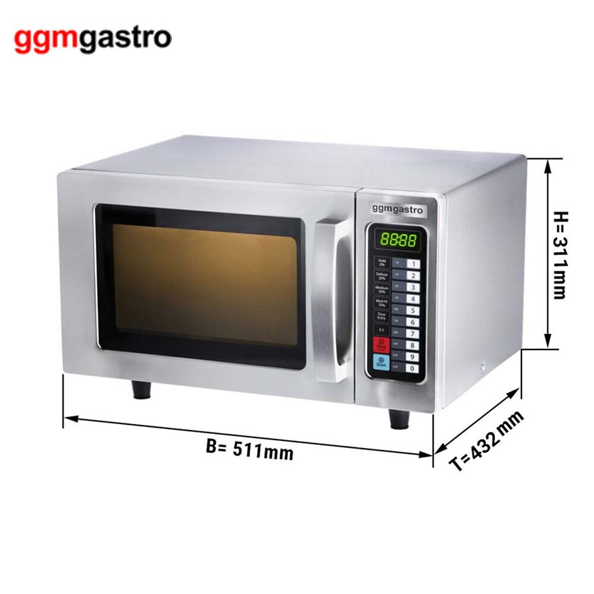 Commercial Portable Industrial Microwave Oven Stainless Steel Heavy-Duty Microwave