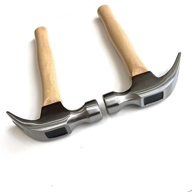 Fine Polished 16 Oz Claw Hammer with Wooden Handle