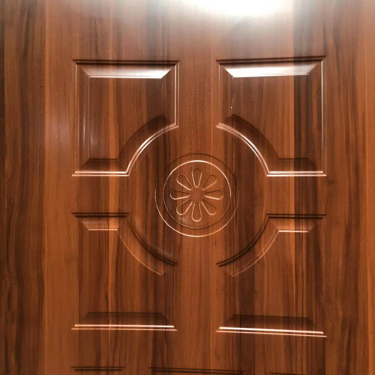 Melamine Molded HDF Natural Wood Veneer Unfinished MDF Door Skin