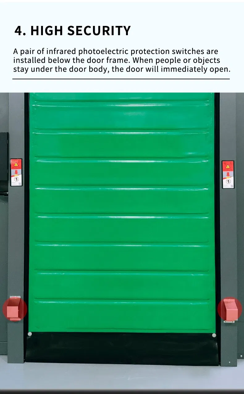 Freezer Coldroom Rapid PVC Fabric Insulated Cold High Speed Doors