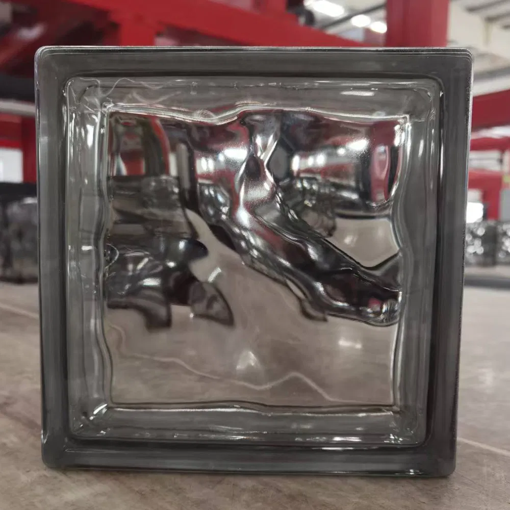 Whole Sales Clear Glass Hollow Colored Square Glass Brick