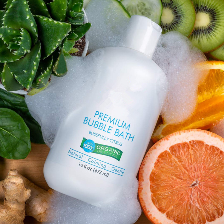 100% Premium Organic Nourishing Moisturizing Baby Bubble Bath