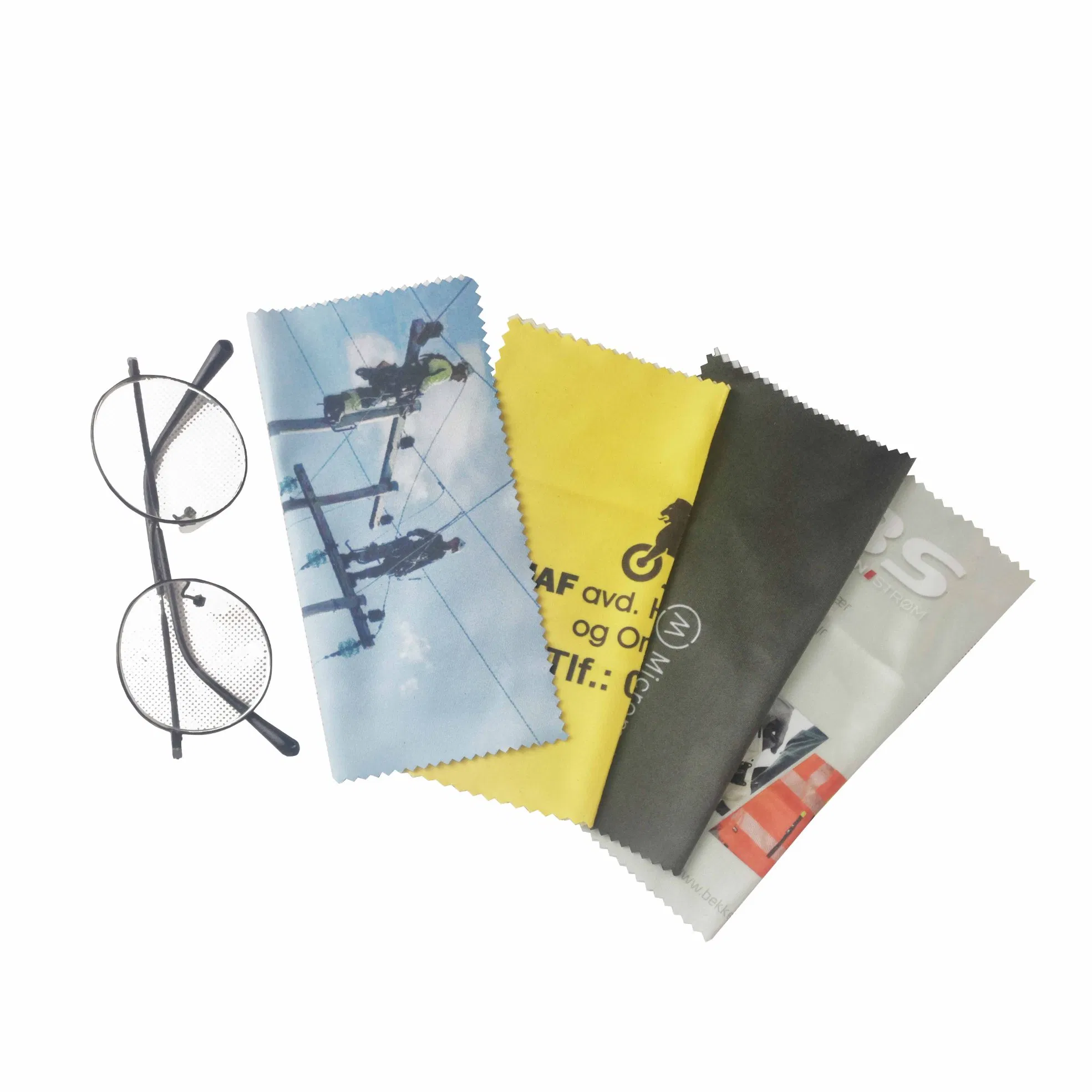 Promotional Custom Material Soft-Touch Sunglasses Glass Cleaning Cloth