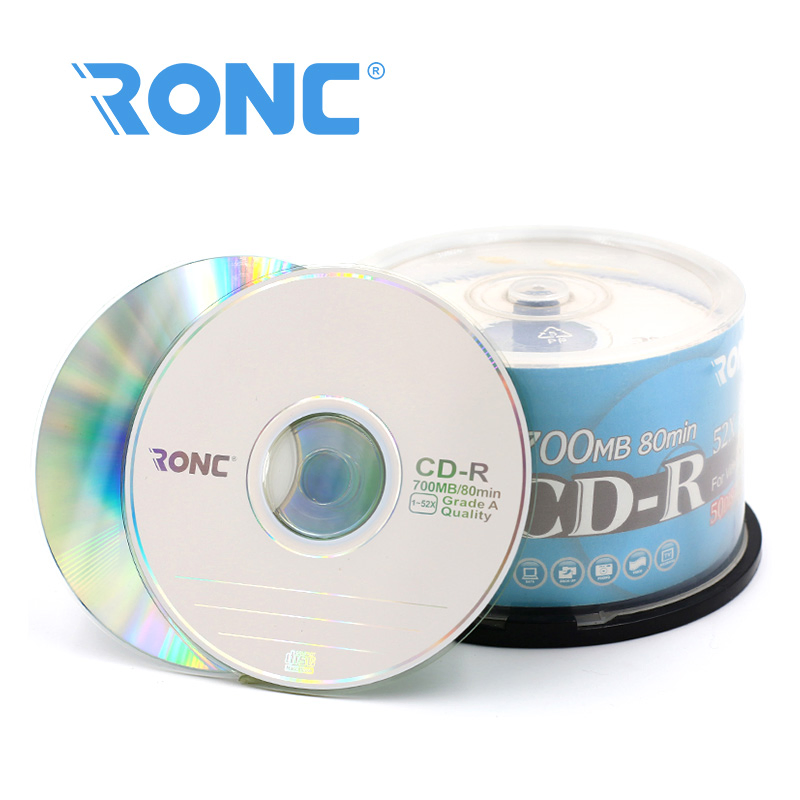 Чистые CD-R диски 50 шт, серебристые, 700MB