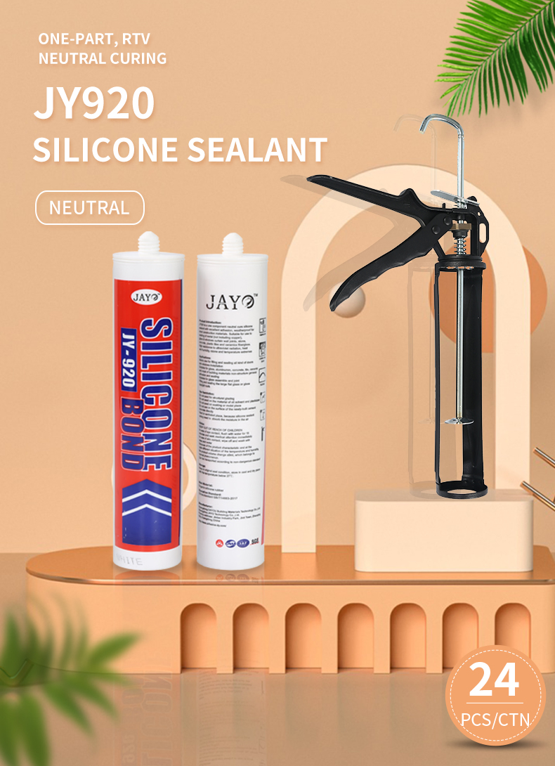 Glass Window RTV Silicon Neutral Waterproofing Silicone Sealant for Aluminum Door