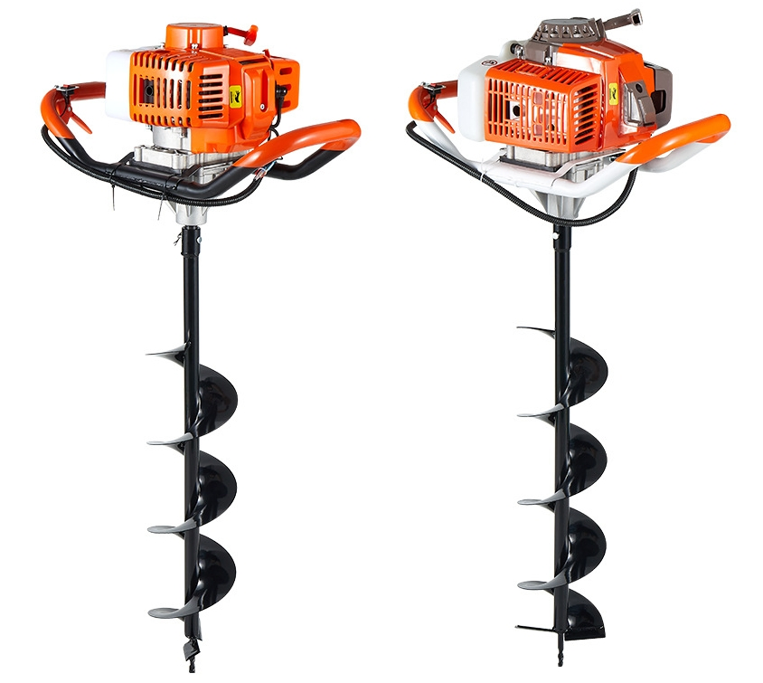 Portable Gasoline Ground Drill High-Power Soil Loosening Drill