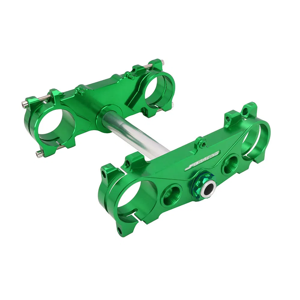Рулевая колонка KX250F/KX450F, верхняя и нижняя траверсы
