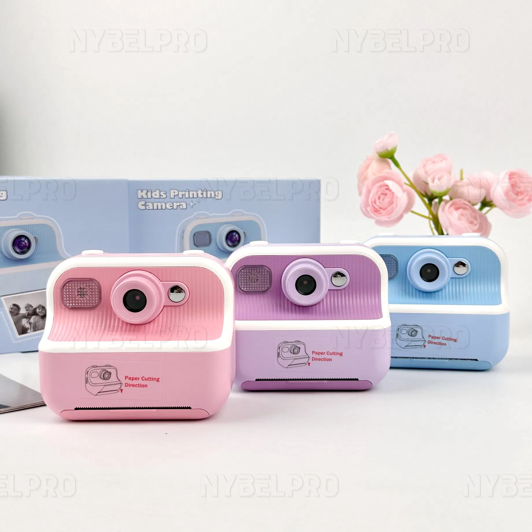 Детская камера-принтер Nybelpro Mini с рисовальной бумагой