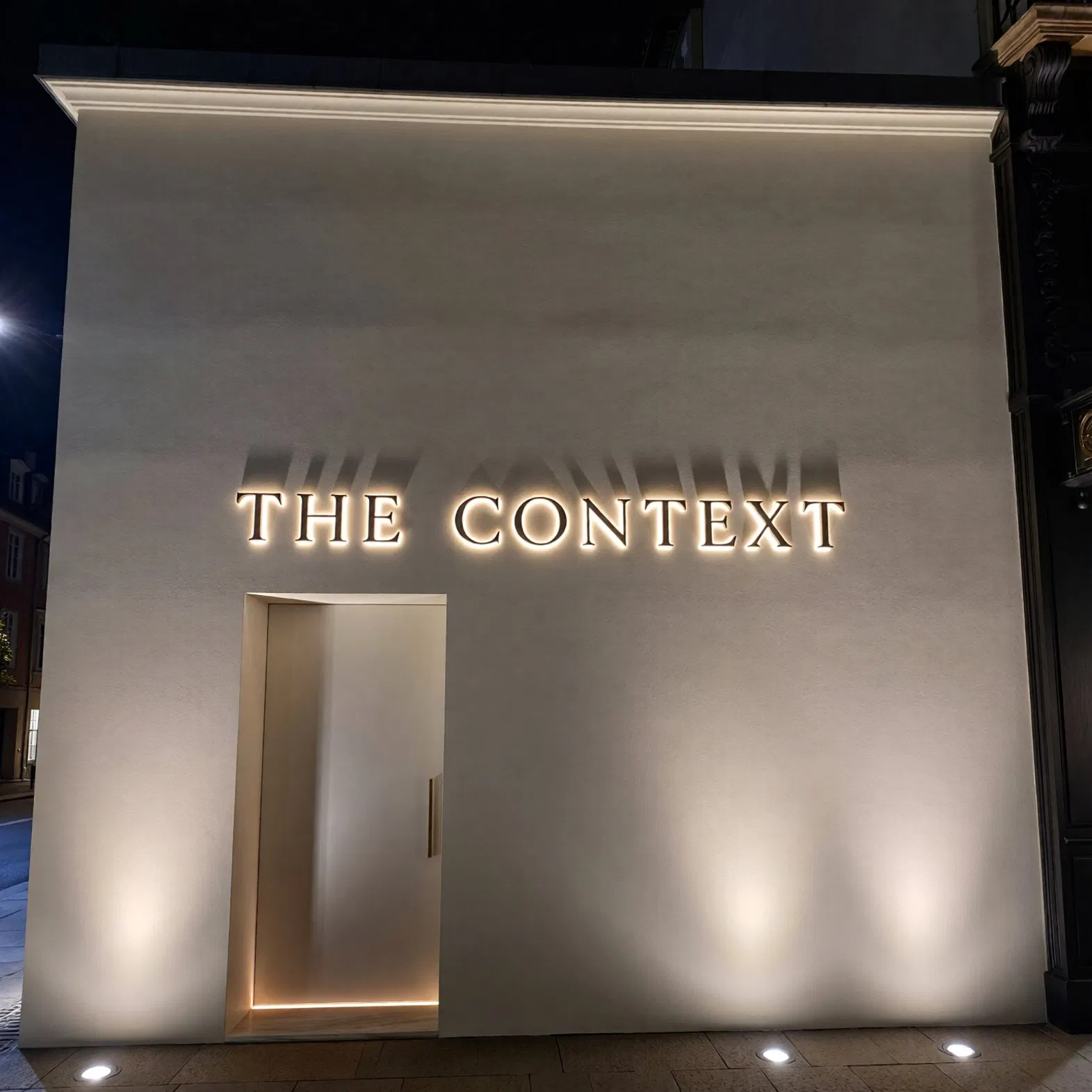 Vibrant Multi-Color Backlit Letters in Sturdy Metal Construction
