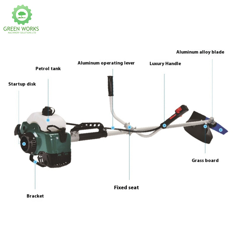 2- Stroke Gasoline Mount Grass Mower Brush Trimmer Cutter Made in China