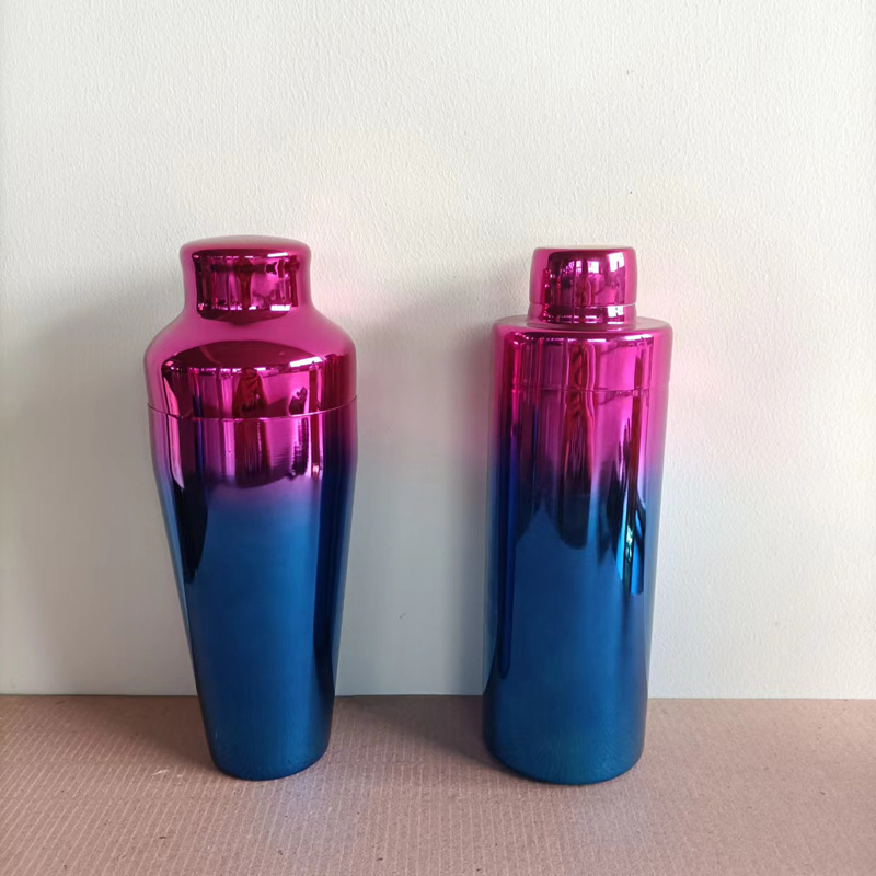 750ml Natural Stainless Steel Silver Color Bartender Kit Cocktail Shaker Set