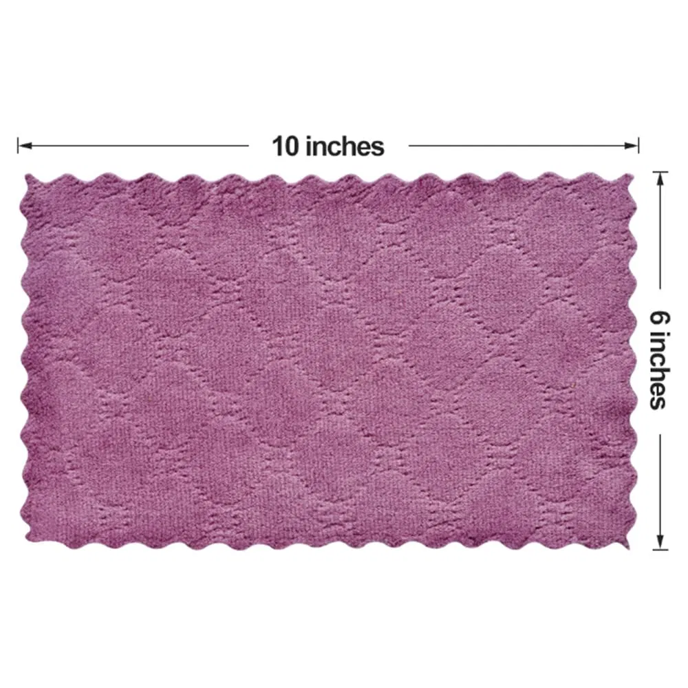 Fantasticlean Multi-Purpose Double-Sided Reusable Microfiber Cloths - Kitchen, Furniture, Car Cleaning Towels (Eco-Friendly, Quick-Dry)