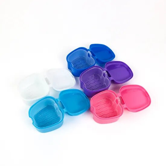 Retainer Case False Teeth Mouth Guard Plastic Dental Storage Container Plastic Case Box