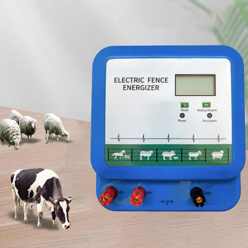 High Voltage Pulse Main Engine for Cattle, Sheep and Pigs Breeding in Pasture Electric Fence Energizer System of Animal Husbandry Electric Fence Protection Net