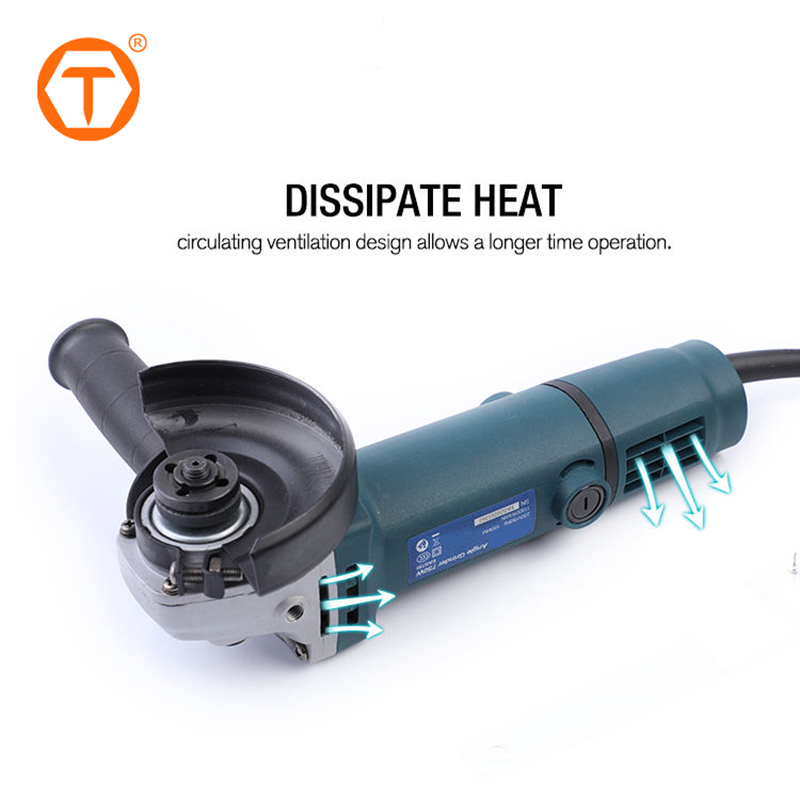 750W Electrical Angle Grinder 100mm Small Angle Grinder Power Tools Angle Grinder Machine