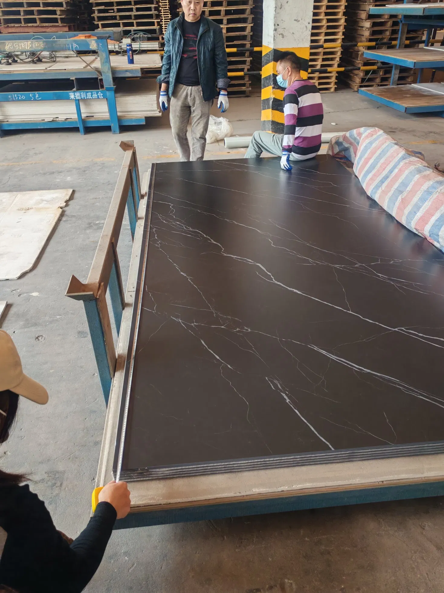 Pari Wholesale Building Material Sintered Stone Big Porcelain Big Slab New Noir Vanity Countertop Wall Tile/Floor Tile/Countertop 3200*1600mm