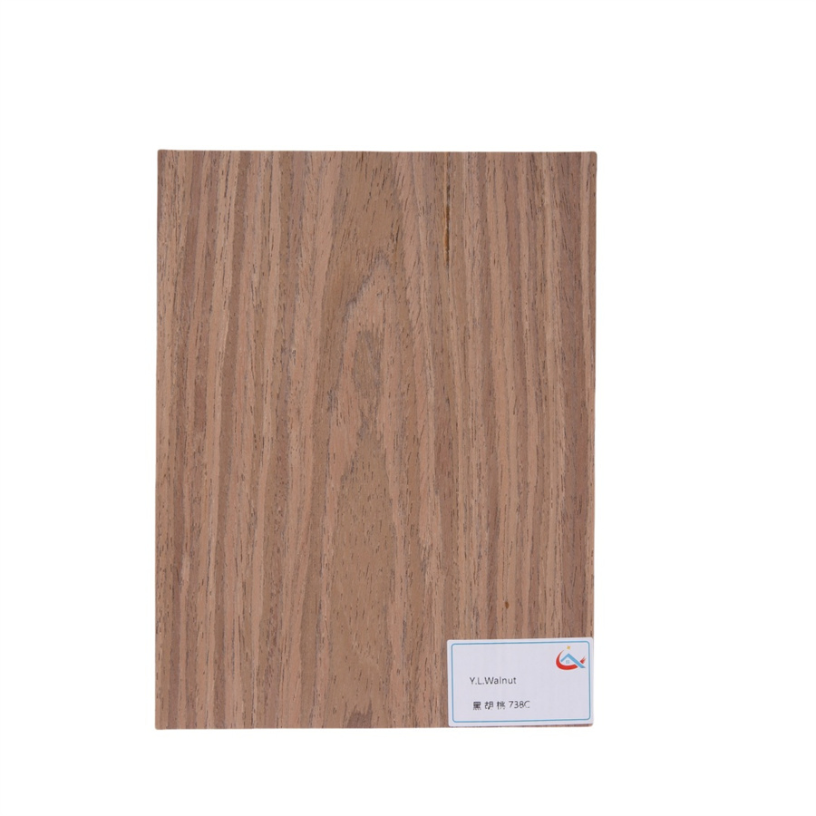 Brown Mountain Pattern Decoration Reconstituted Wood Veneer