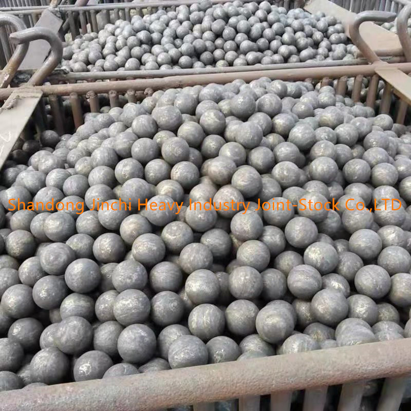 B2/B3/65mn/60mn/C1090 Dia 20mm-150mm 1inch-6inch Hardness 60-65HRC Jinchi Hot Rolled Forged Grinding Media Steel Balls Grinding Balls for Gold Mining Ball Mill