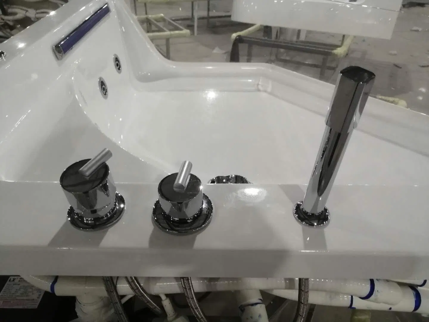 Indoor Bathtub Bathroom Whirlpool 2 Person SPA Hot Tub Freestanding Massage Bathtub