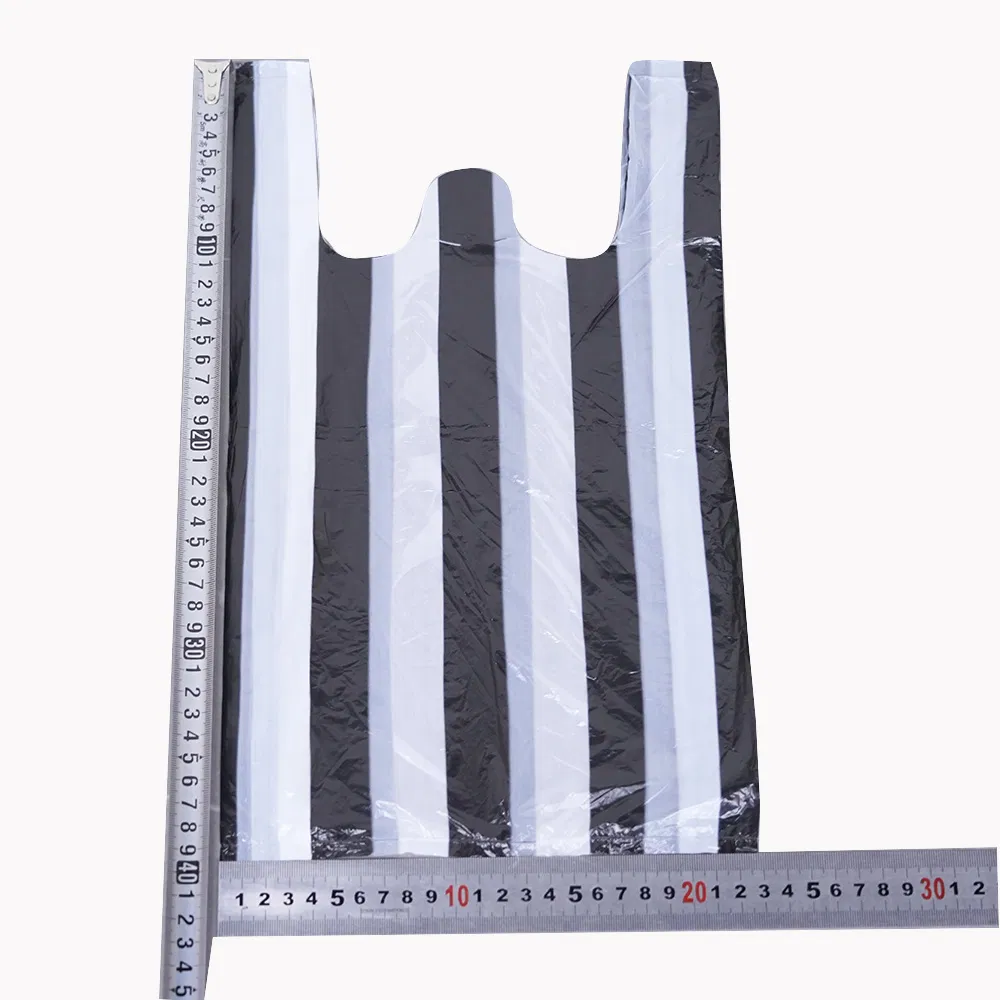 PE Can Be Customized Printing and Packaging Suitable Home Delivery Stores Kitchens Multi-Purpose Vests Styles and T-Shirt Bags