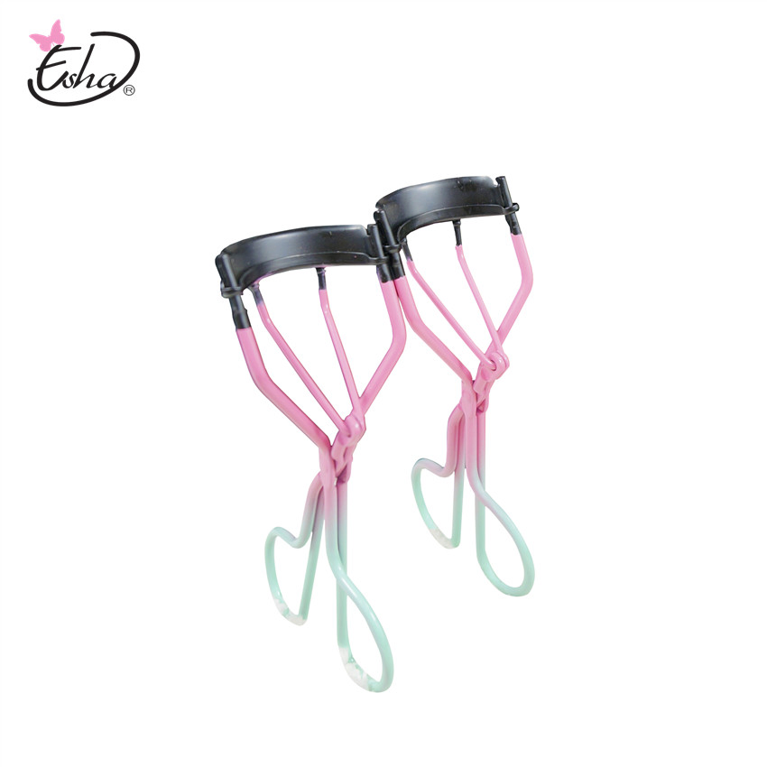 Beauty Makeup Cosmetic Tool Fashion Gradient Colorful Handle False Eye Lashes Curling Clip Eyelashes Curler