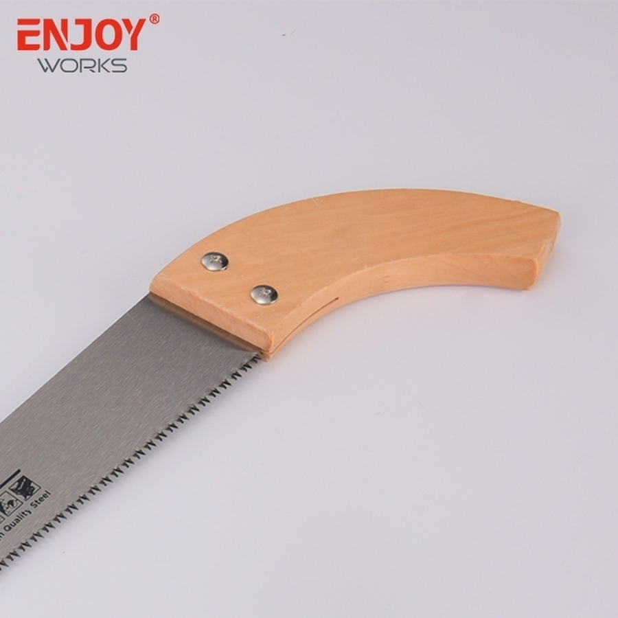 Custom 16 Inch Fixed Blade Hand Tools Wooden Handle Handsaw for Forestry Working