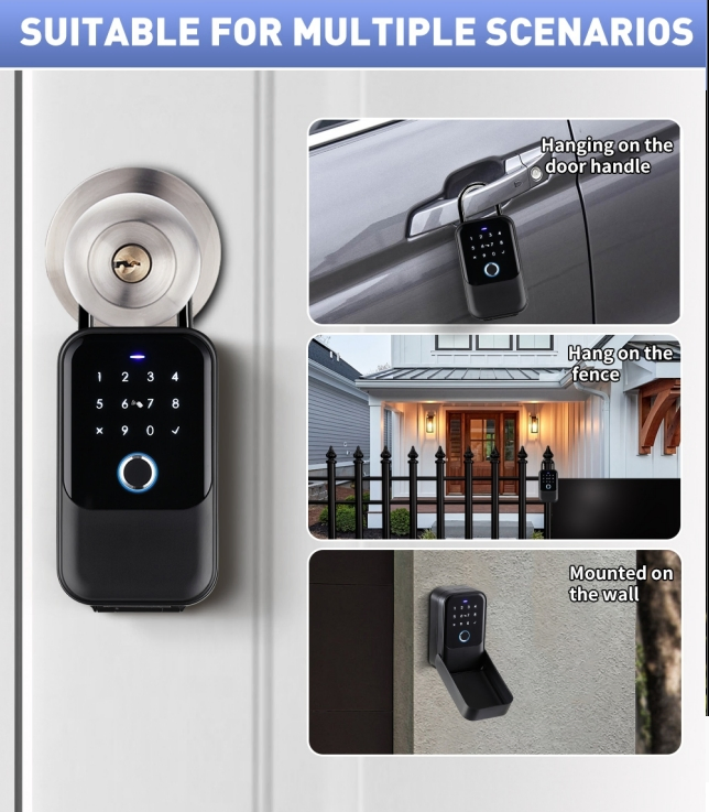 IP65 Tuya Smart Key Storage Box with Tuya Ttlock APP Control
