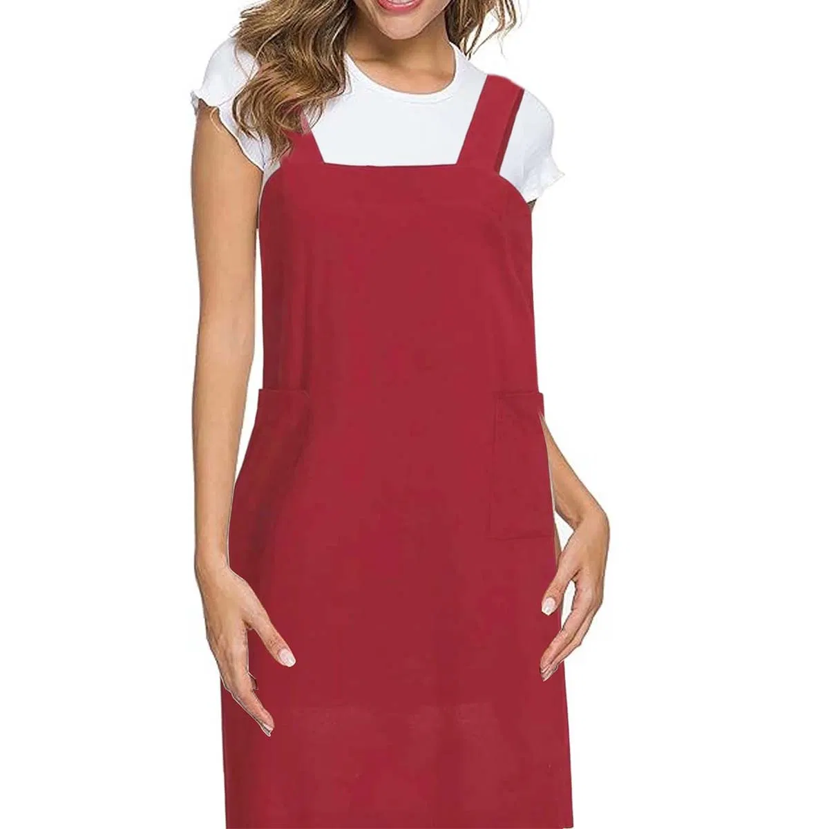 Crossed Apron, Simple and Creative, Baking, Home Painting, Gardening, Western Fast Food Restaurant, Anti-Stain Crossed Apron