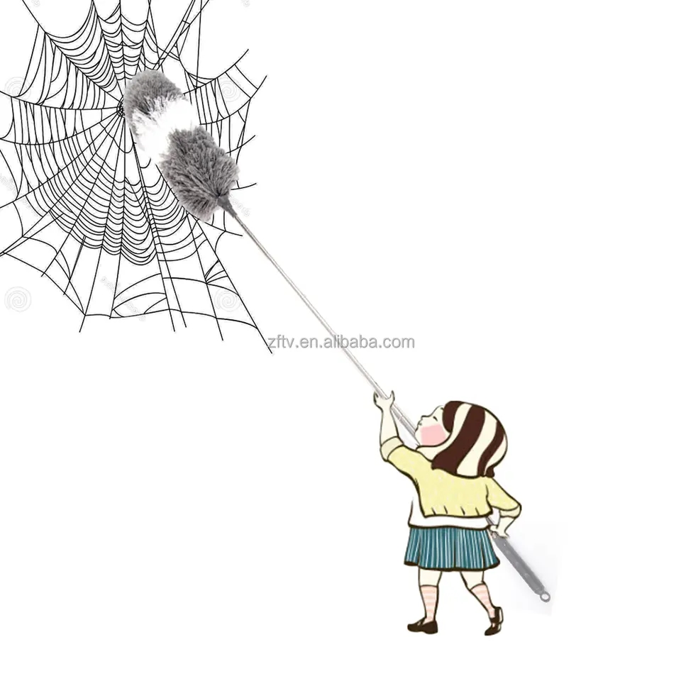 100 Inches Wholesales Flexible Stainless Steel Ceiling Cleaning Duster