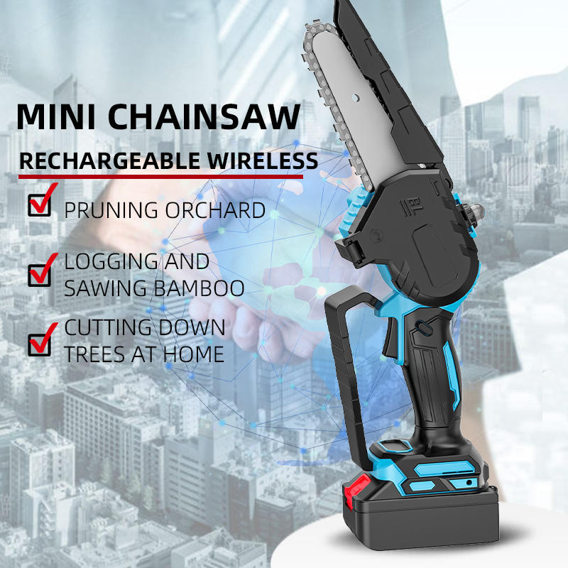 Powerful 1000W Electric Chainsaw with 8 Inch Bar