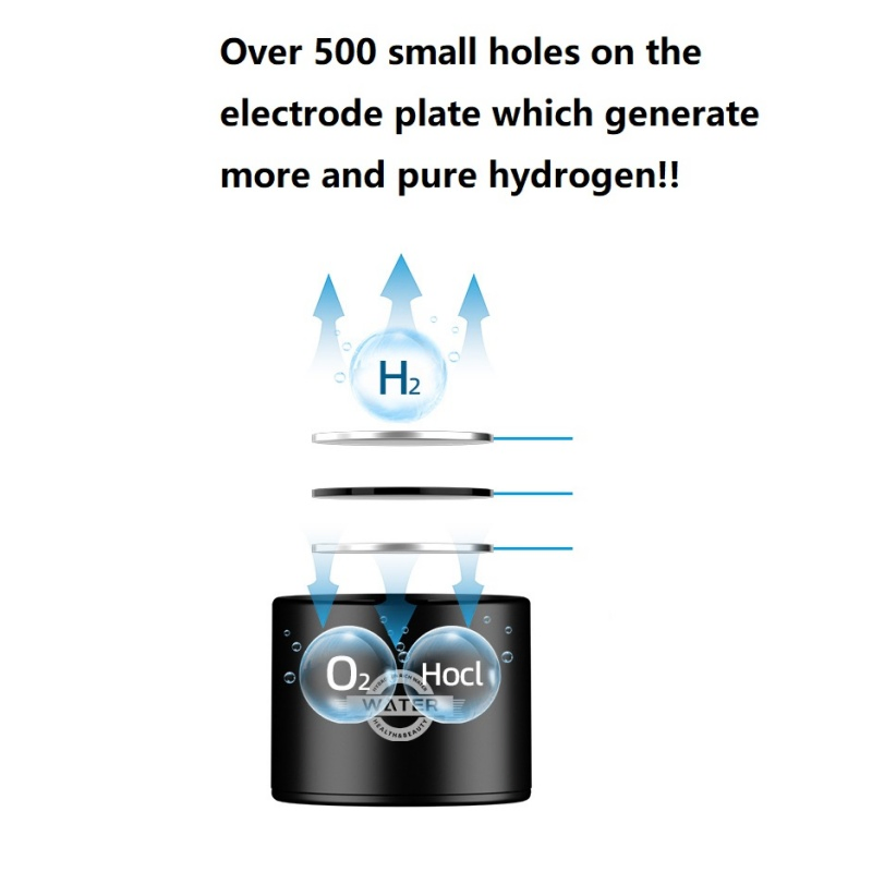 1L Hydrogen Water Bottle Generator 2000-3000ppb Hydrogen Water Bottles 1000ml