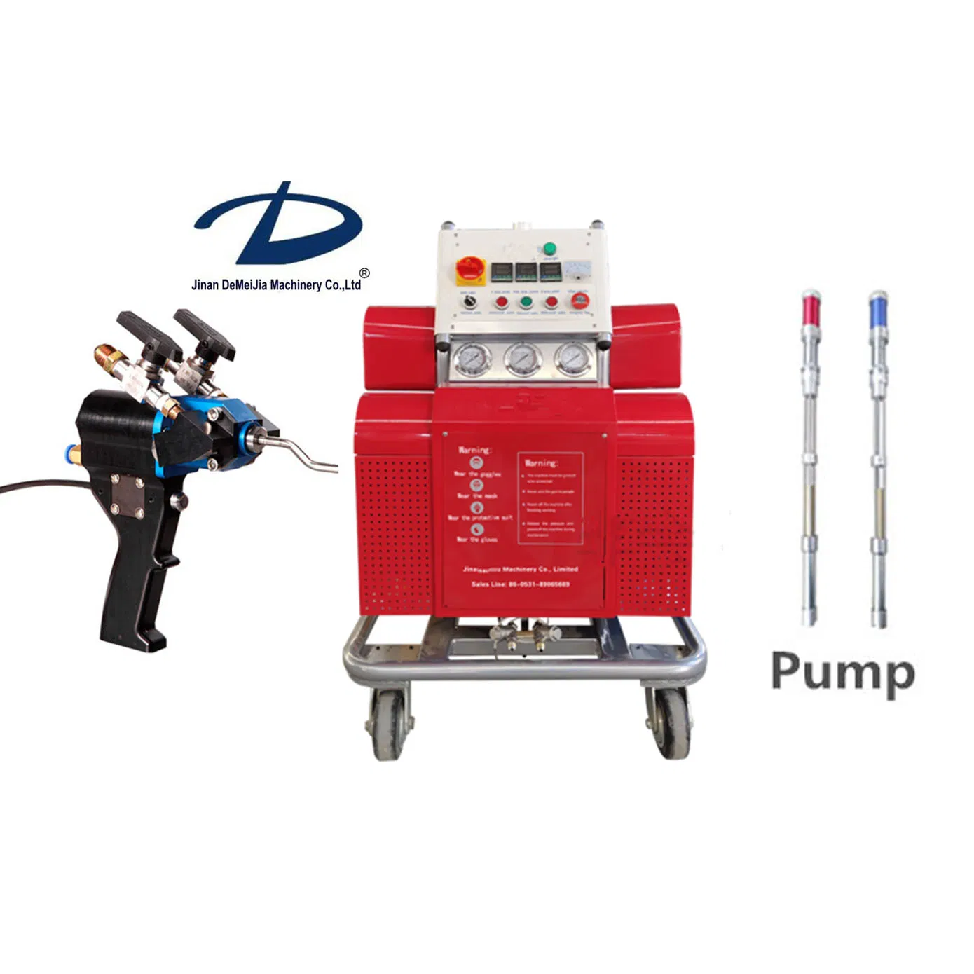 Пистолет для напыления ППУ и полимочевины DMJ