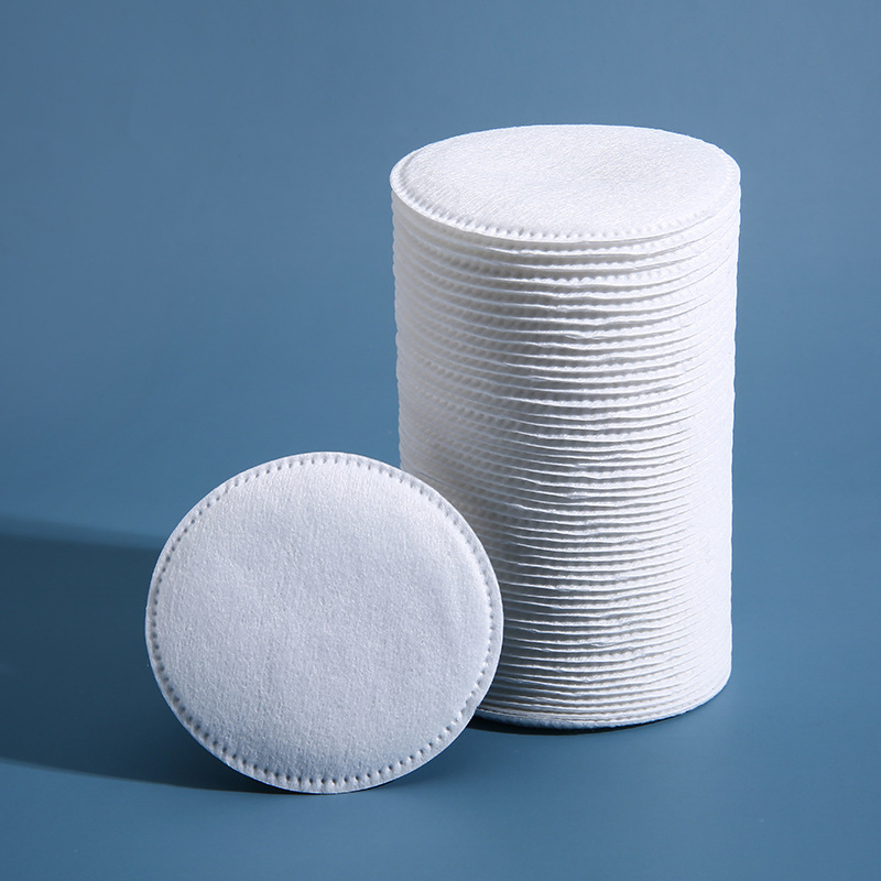 60-Count Household Cotton Pads - Soft, Lint-Free for Daily Cleansing & Facial Moisturizing