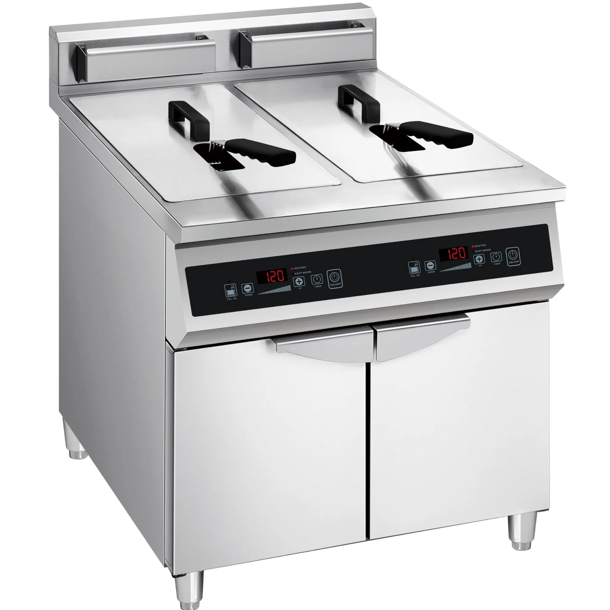 Commercial Induction Deep Fryer with Single 30 Liter Tank