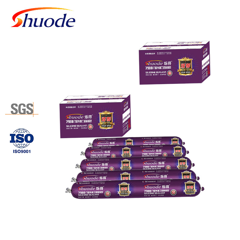 Sausage Adhesive Sealant, Waterproof Silicone for Glass and Wood