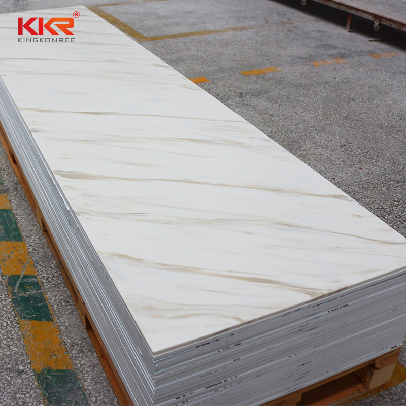 Various Colors 12mm Thickness Solid Surface Price Sheet Bathroom Solid Surface Showerwall Panel
