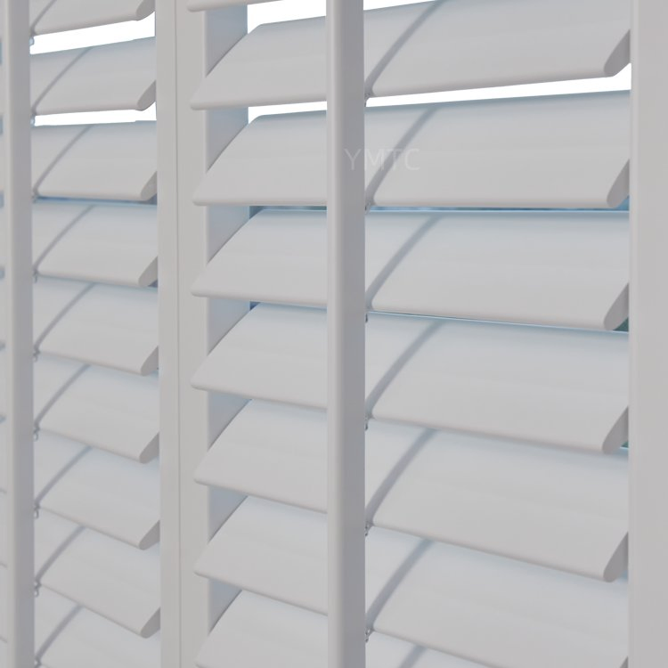 Factory Direct Sale Half Window Cafe Style Paulownia Wood Plantation Shutter