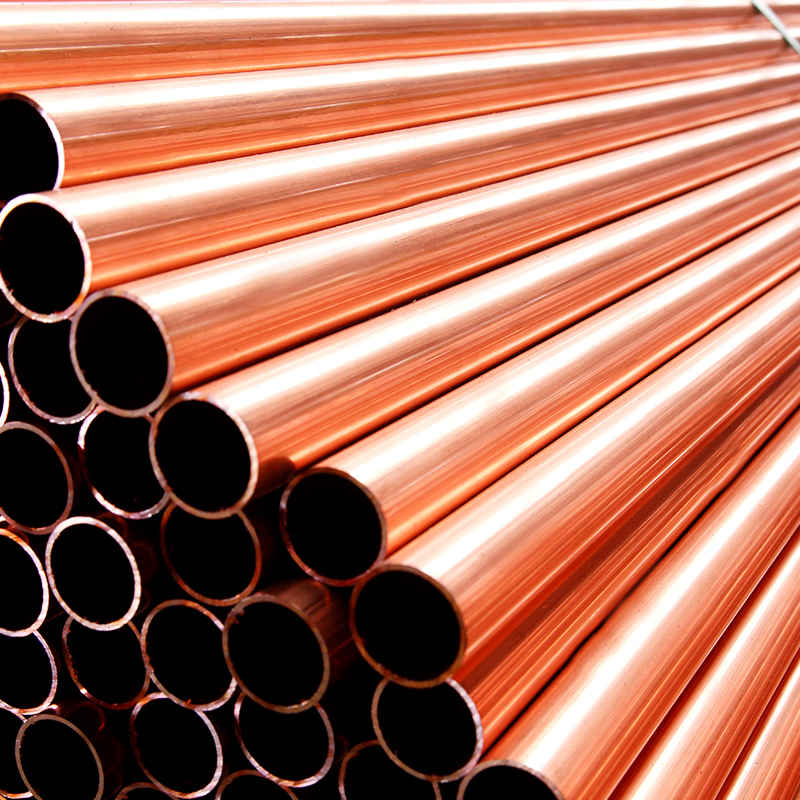 China Factory Wholesale Copper Straight Pipes for Plumbing, Refrigeration, and Building Use