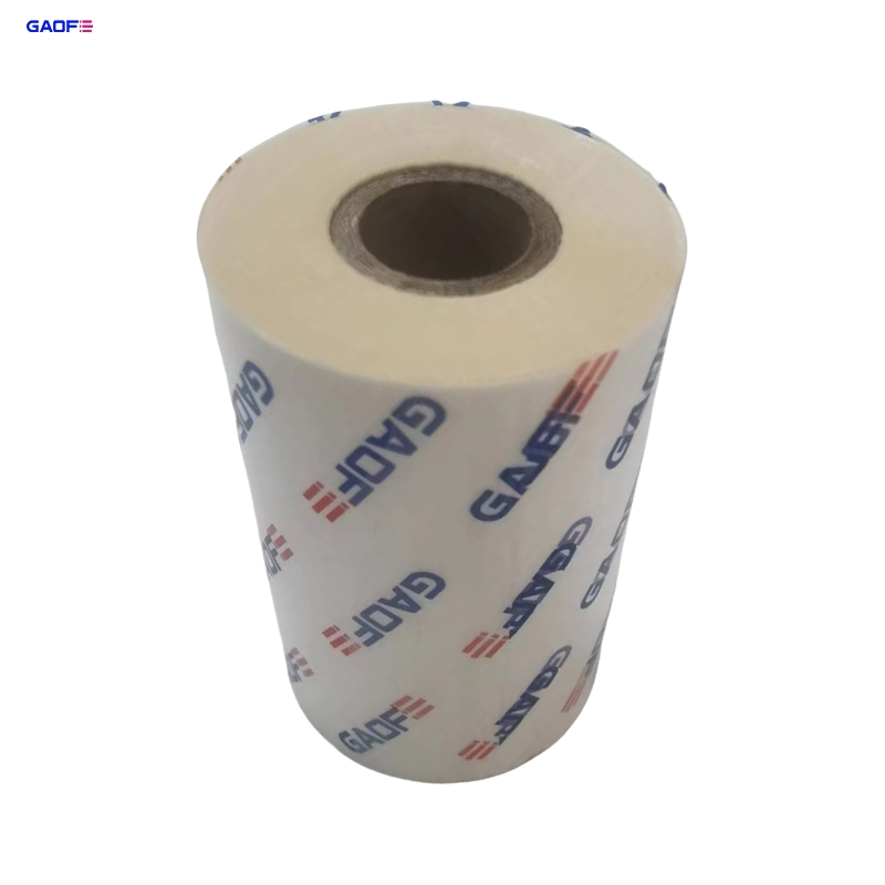 108mmx360m Color Printing Label Coated Lamination Waterproof Chemical Solvent Resistant Transparent Film Covering Ribbon