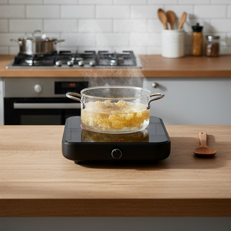 Compact Kitchen Appliance: Infrared Cooker for Small Spaces Easy Use Electric Cooker