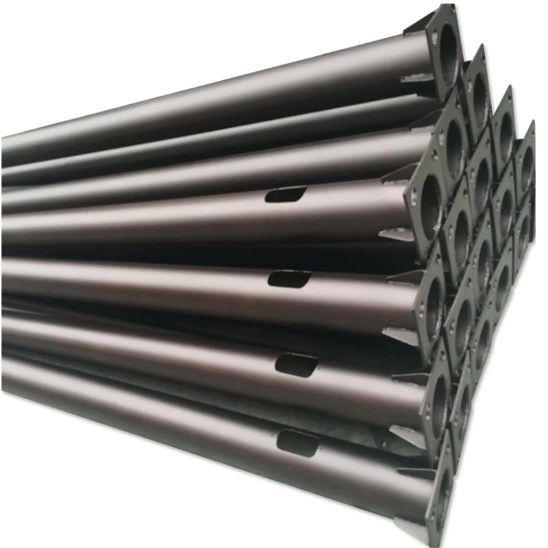 CE/RoHS/ISO Approved Carbon Steel Conical Octagonal Cast Iron Lamp Post
