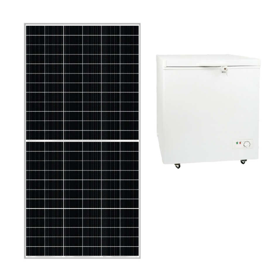 Low-Consumption Lockable Solar Food-Grade Chest Freezer