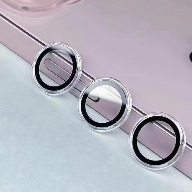 Защитная плёнка для камеры iPhone 12-17 Pro Max, 5A, прозрачная