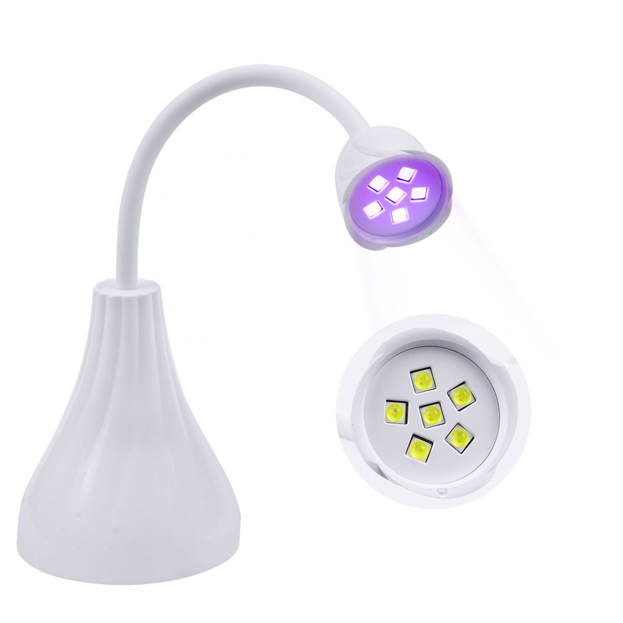 Rose Flower Phototherapy Lamp Portable USB Type UV Lamp Non-Black Hand Quick-Drying Nail Dryer Nail Polish Nail Lamp