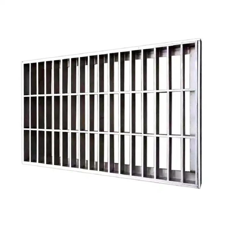Serrated Steel Grating Metal Grill Stainless Steel Drain Grill Grates Galvan Serrated Bar Grating